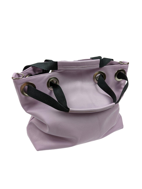 leather shopper